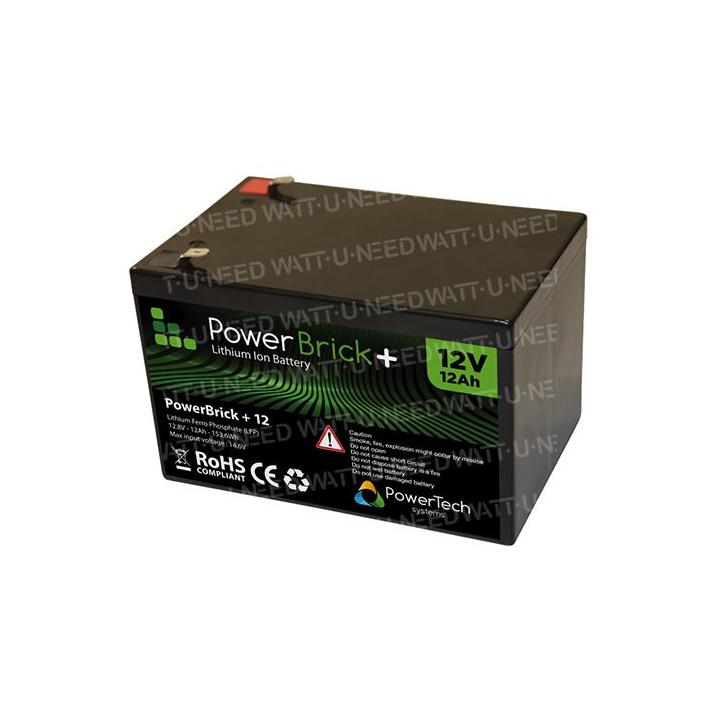 Batterie lithium PowerBrick+ 12V 12Ah