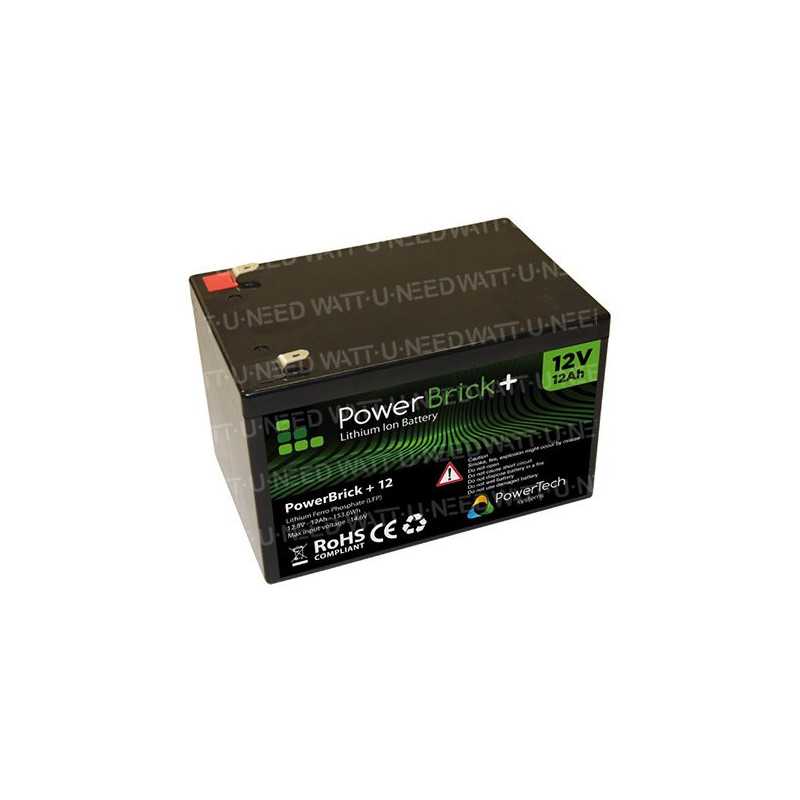 Batterie lithium PowerBrick+ 12V 12Ah
