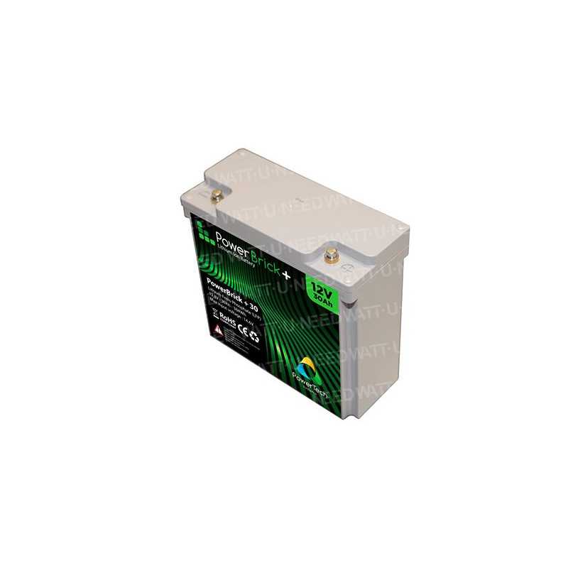 PowerBrick Lithium Battery 12V 30Ah PB+12/30