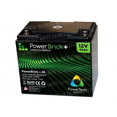 Batterie lithium PowerBrick+ 12V 45Ah