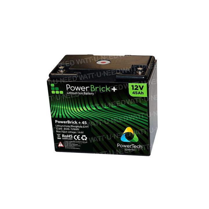 Batterie lithium PowerBrick+ 12V 45Ah