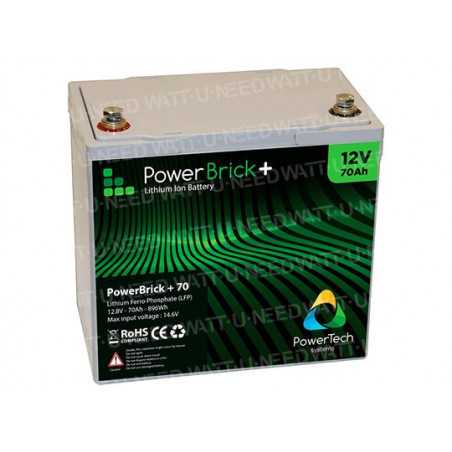 Batterie lithium PowerBrick+ 12V 70Ah