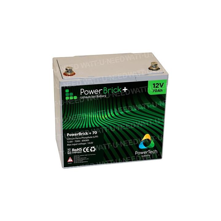 Lithiumbatterij PowerBrick+ 12V 70Ah