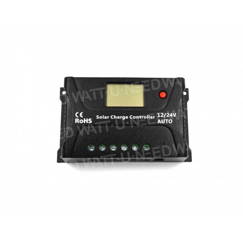 Régulateur solaire SRNE PWM HP 12/24V 10A