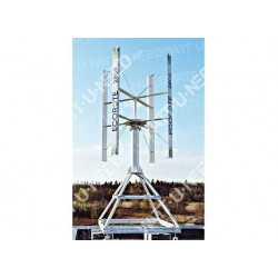 Mástil de viento ecorote con estructura plana de techo con balastos