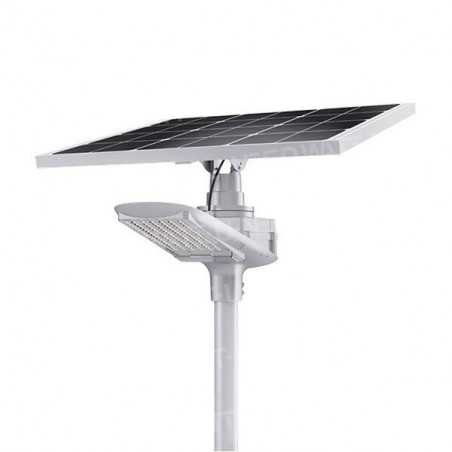Lampadaire solaire - LED autonome WI 15W 6V - Panneau 60W