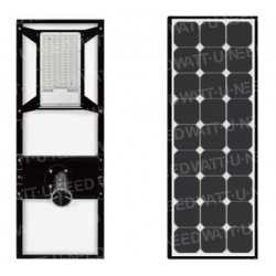 Lampadaire solaire - LED autonome ShootingStarII