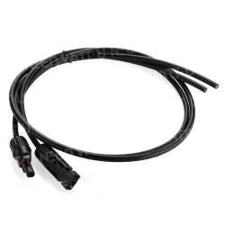 Cable solar 2X4mm2 con Tipo MC4 (vendido por el medidor - 20m)