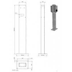 Terra TAC-W22-T-0 Terra AC Wallbox tipo 2 terminal, enchufe, trifásico/32A