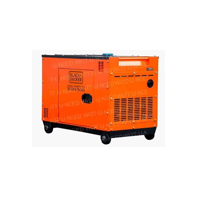 Generador, bi-tensión, prueba de sonido 6kW / 7kVA DG-7800SE-T