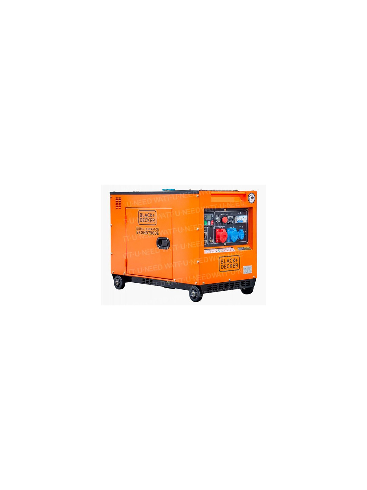 Generador, bi-tensión, prueba de sonido 6kW / 7kVA DG-7800SE-T