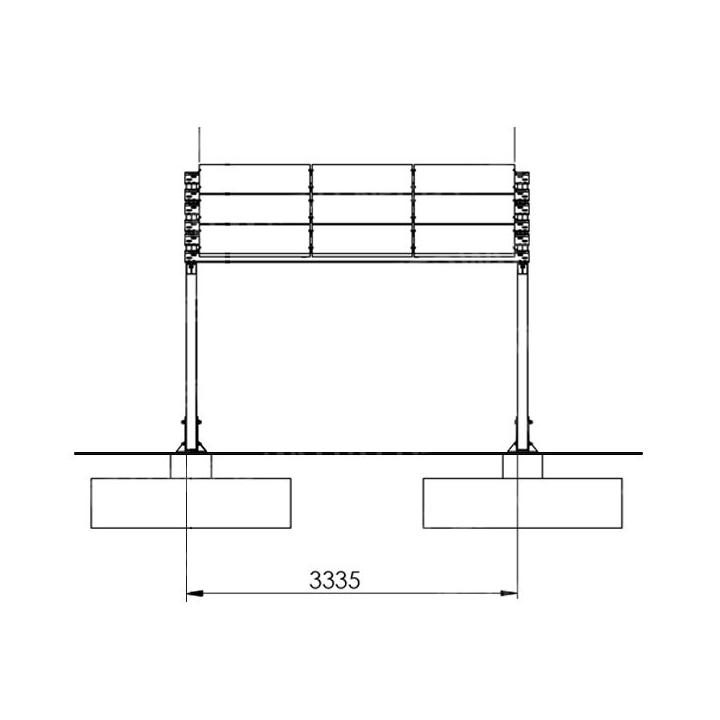Einfacher Photovoltaik-Carport