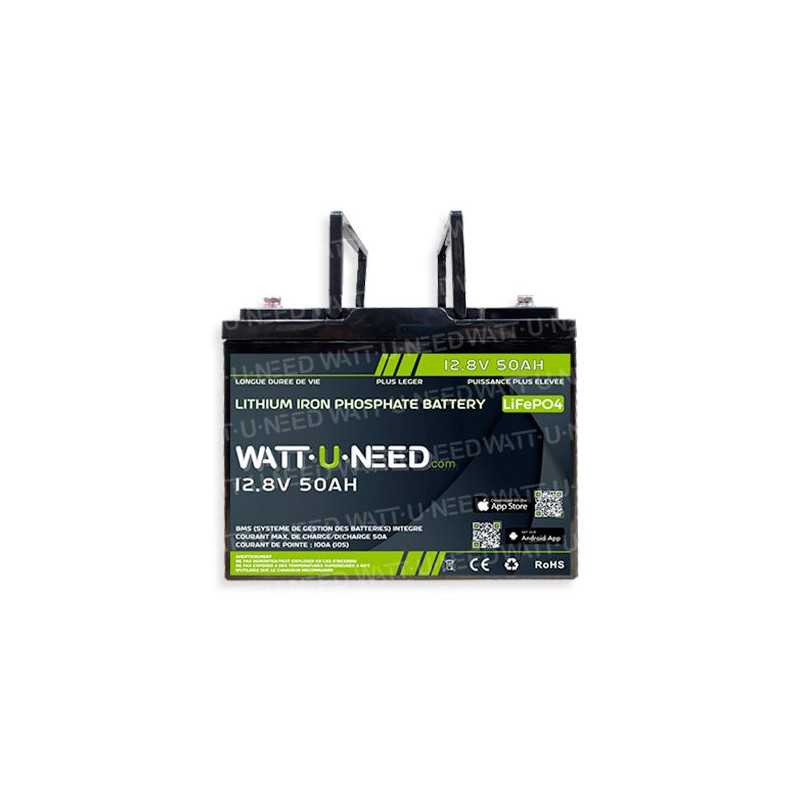 Batería de litio Wattuneed de 12,8 V y 50 Ah