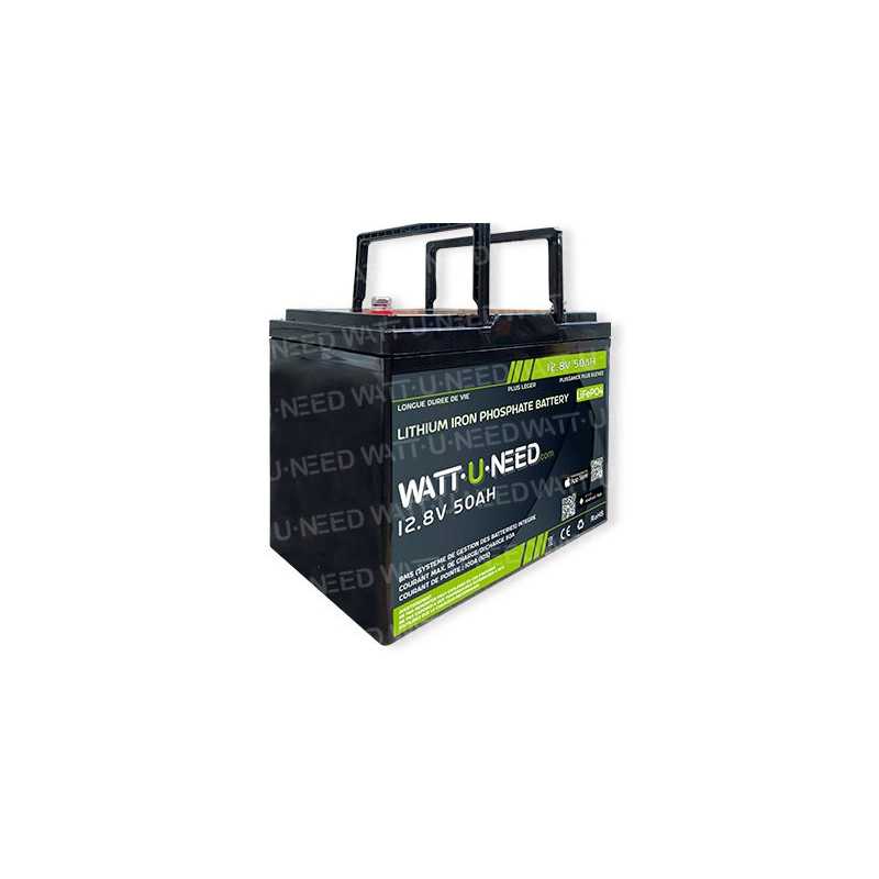 Batería de litio Wattuneed de 12,8 V y 50 Ah