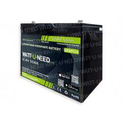 Wattuneed 12.8V 50Ah lithium battery