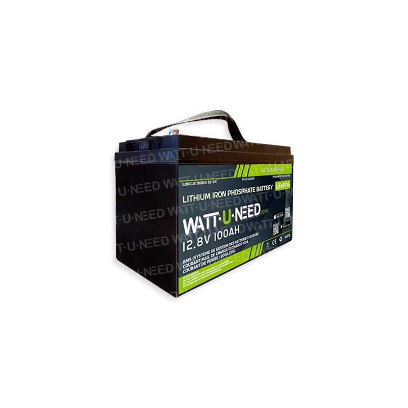 Batería de litio Wattuneed de 12,8 V y 100 Ah