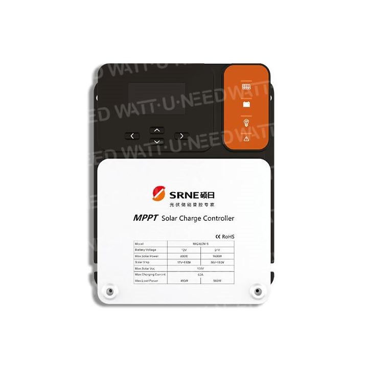 Régulateur solaire SRNE MA Series 12/24V 20A