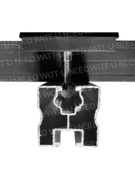 Abrazadera intermedia para fijar el panel solar: de 30 mm a 50 mm