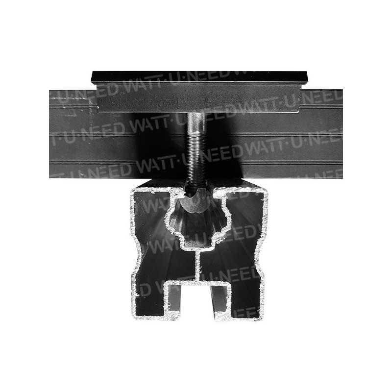 Middle clamp for solar panel: 30 mm to 50 mm
