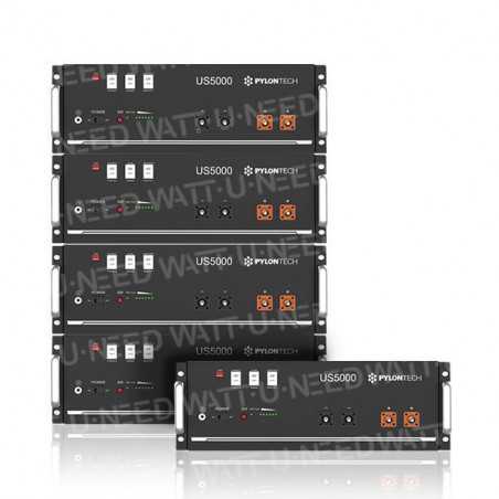 Batterie Lithium Pylontech US5000 +500 - 24 kWh