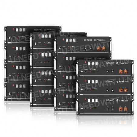 Batterie Lithium Pylontech US5000 +1.500 - 72 kWh