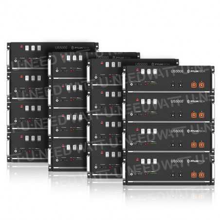 Batterie Lithium Pylontech US5000 +1.600 - 76.8 kWh