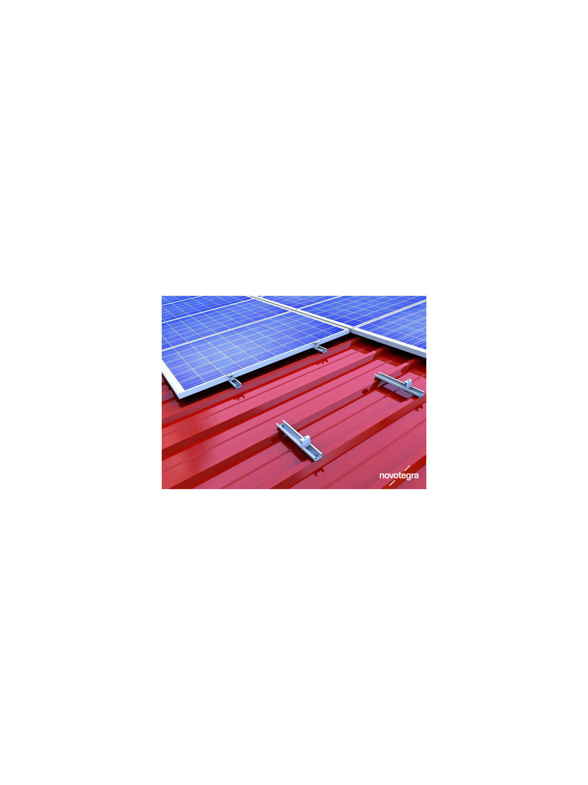 Kit de fixation sur toit en bac acier
