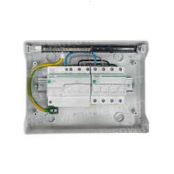 A parafoudre box with a 2-entry sectioner