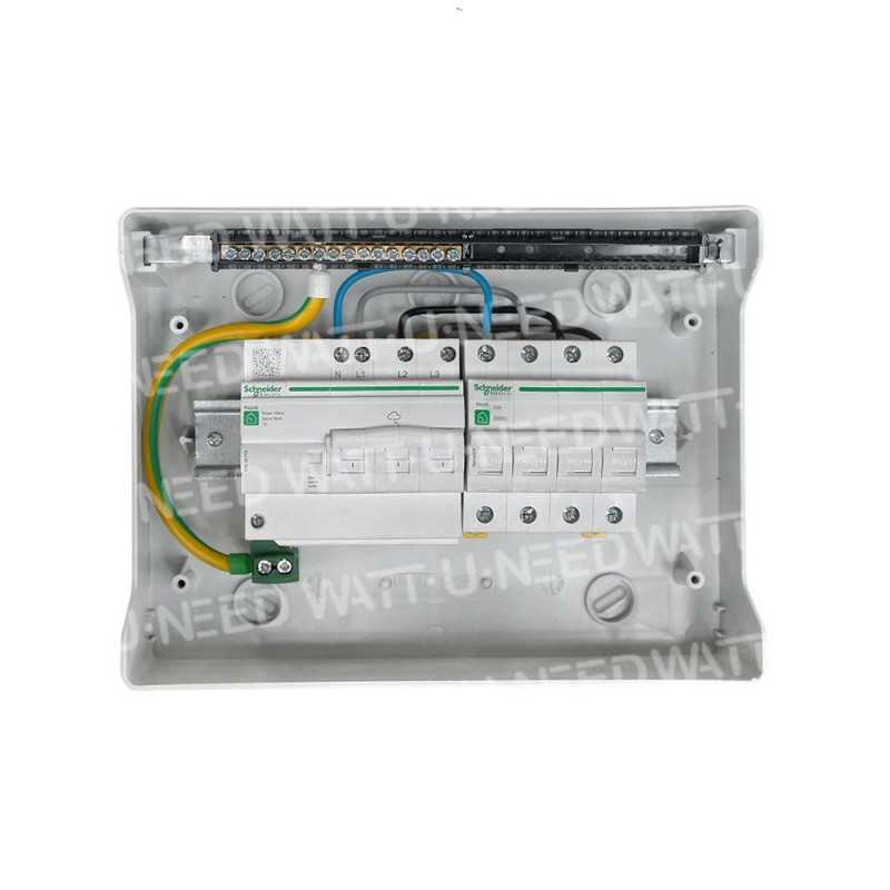 Una caja parafoudre con un escenógrafo de 2 entradas