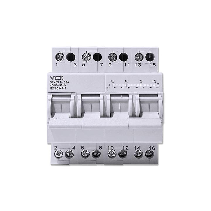 Inverseur modulaire 4 pôles 63A VCX