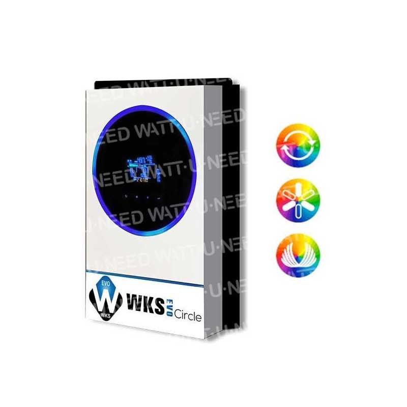Inversores híbridos WKS Evo Circle 11,2kVA 48V + 2 kits de comunicación