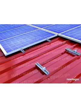 Kit de fixation sur toit en bac acier