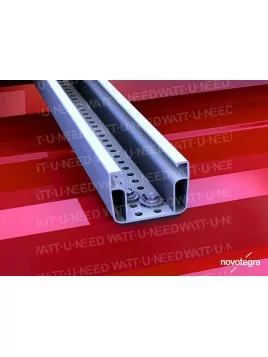 Mounting system for tray roofing