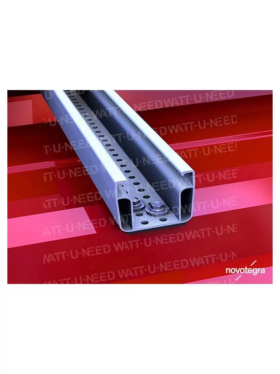 Mounting system for tray roofing