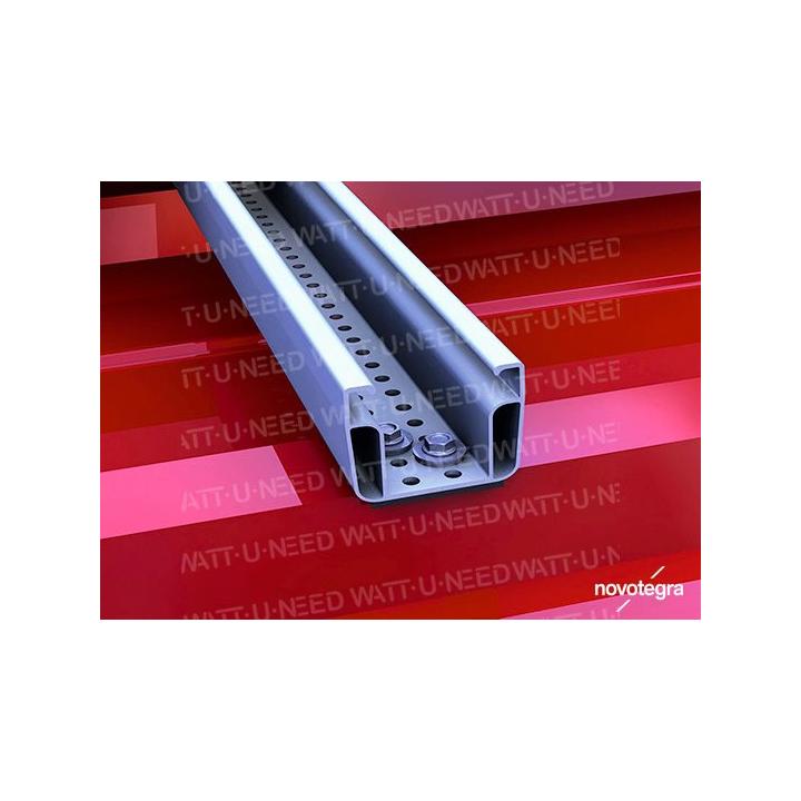 Mounting system for tray roofing