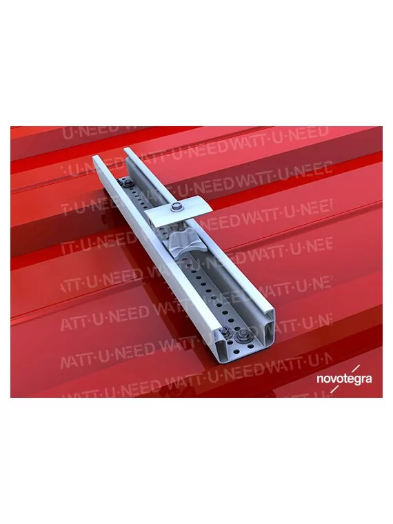 Mounting system for tray roofing