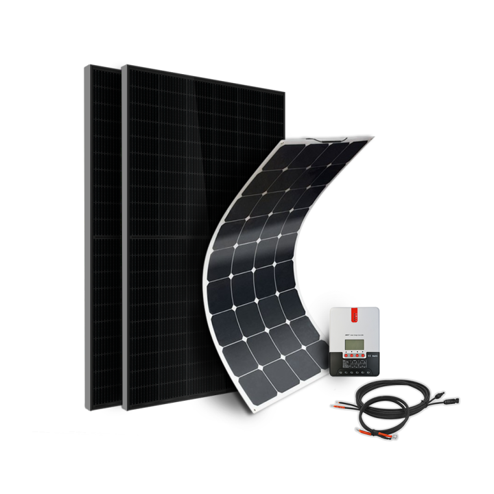 Campervan kit - boat size XL: 450Wc to 600Wc - configurable - 12V