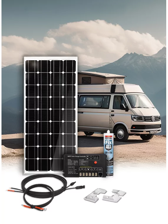 Camping car kit - 100Wp - 12V