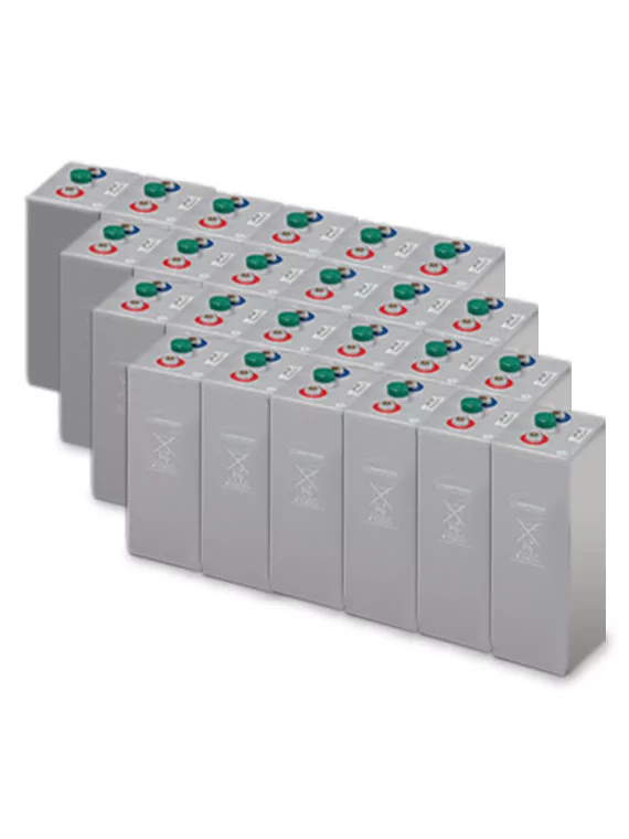 Autonomes Photovoltaik-Kit Klasse 3 - 48 Paneele + OPzV-Speicher 72 kWh | Wattuneed