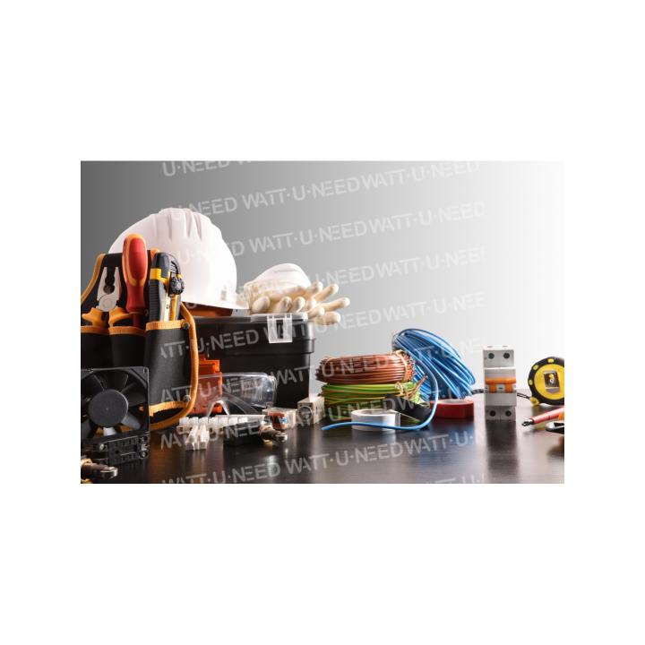 Package including all types of small equipment (tubes, fa