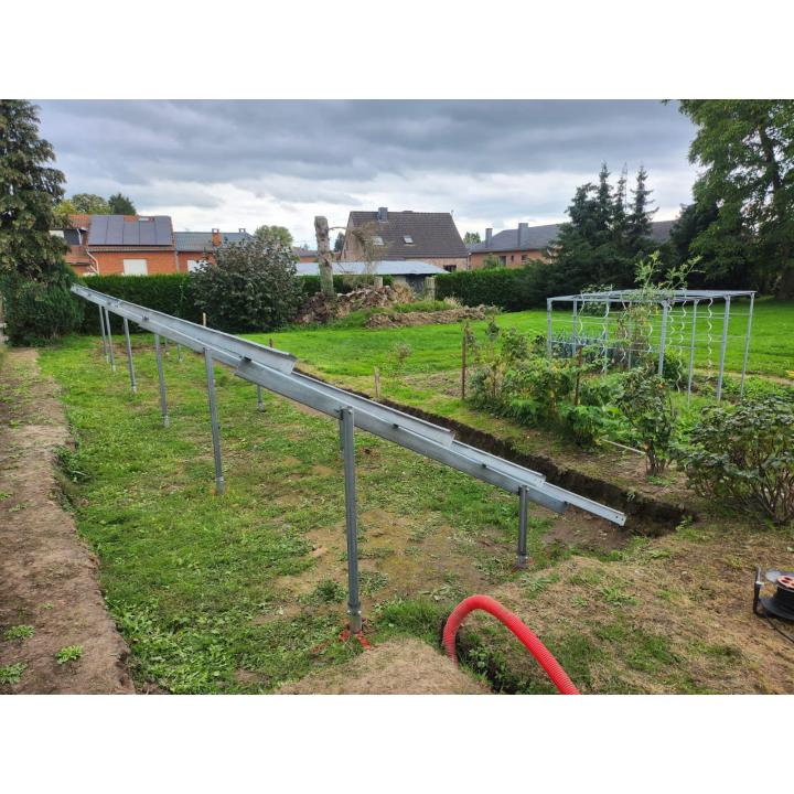 Foundation screw 865mm Profile G - GS Pillar Solar Anchor