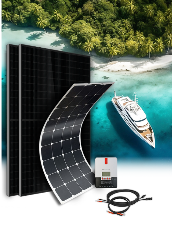 Kit solar marino - autocaravana - barco/navegación
