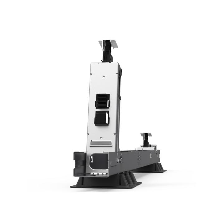 Configuración apaisada del sistema de montaje Blubase