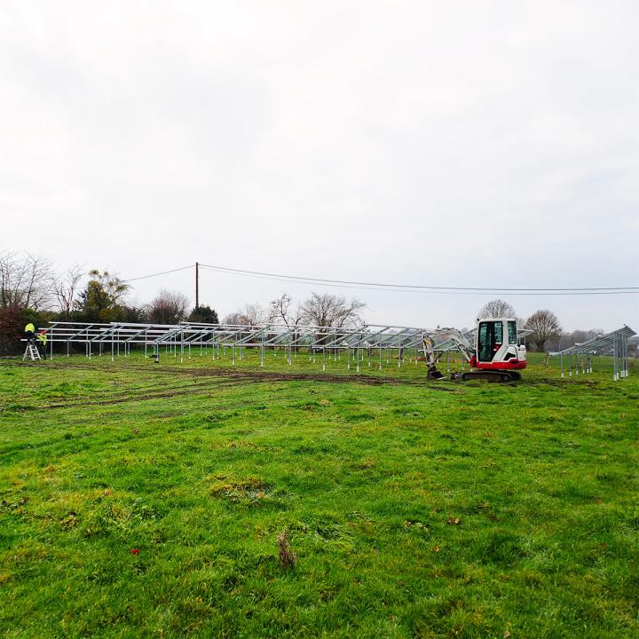 Doppelte Halterung zur Bodenbefestigung WW-006
