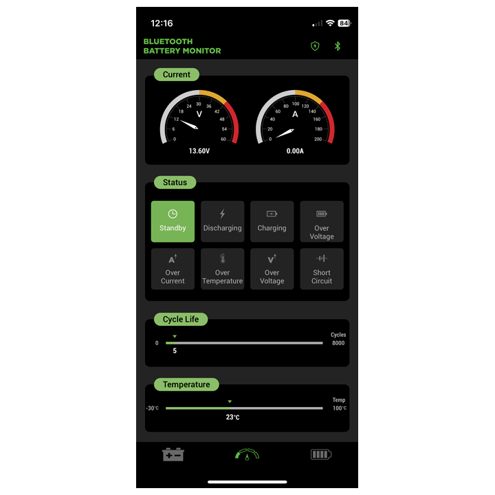 Batterie lithium PowerBrick+ Smart BT + Heater 12V 135Ah avec Bluetooth et chauffage des cellules PB+B/H12/135