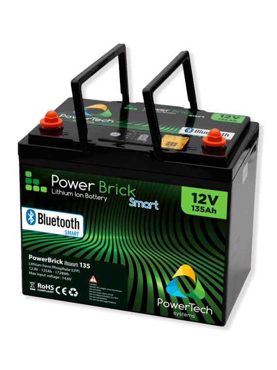 Lithium-Akku PowerBrick+ Smart BT 12V 135Ah PB+BT12/135