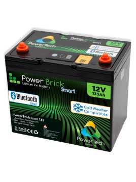 Batterie lithium PowerBrick+ Smart BT + Heater 12V 135Ah PB+B/H12/135