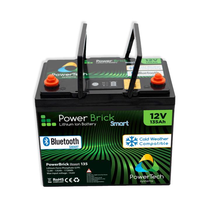 PowerBrick+ Smart BT + Calentador Batería de litio de 12V 135Ah con Bluetooth y PB+B/H12/135 calentador de célula