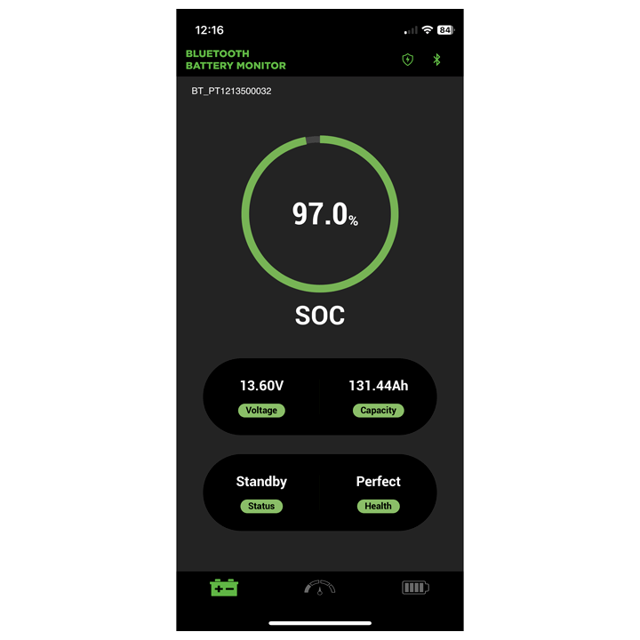 PowerBrick+ Smart BT + Heater 12V 135Ah lithiumbatterij met Bluetooth en PB+B/H12/135 celverwarming