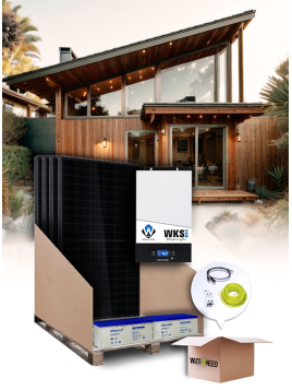 Selbstverbrauchsset mit 4 Modulen, 3 kVA, 24 V, mit Speicher